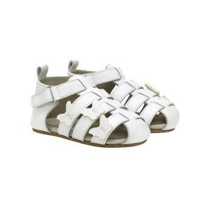 Robeez Mariposa Leather Sandal, White
